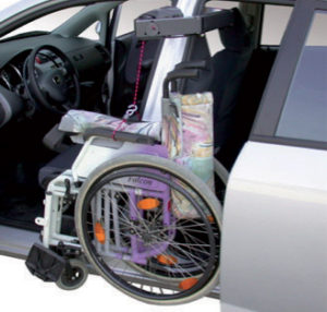 Chargement fauteuil roulant voiture
