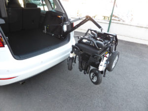 Treuil chargement fauteuil roulant