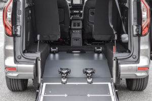 Arrimage fauteuil roulant